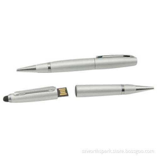 Classic USB Flash Drive with Touch Pen Design, 8G/16GB Storage Capacity, Custom Logo Printing